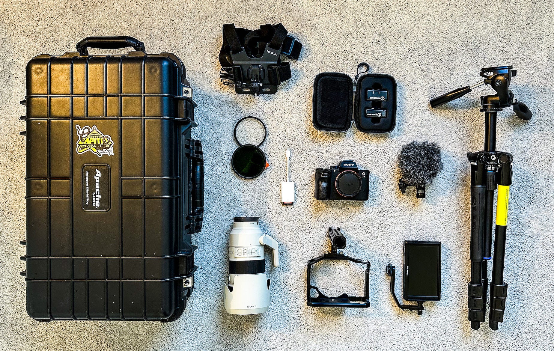 Allen Tucker's kit for hybrid shooting Allen Tucker's kit for hybrid shooting