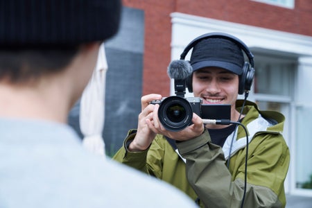 Sony ECM-B10 shotgun mic run & gun filmmaking.