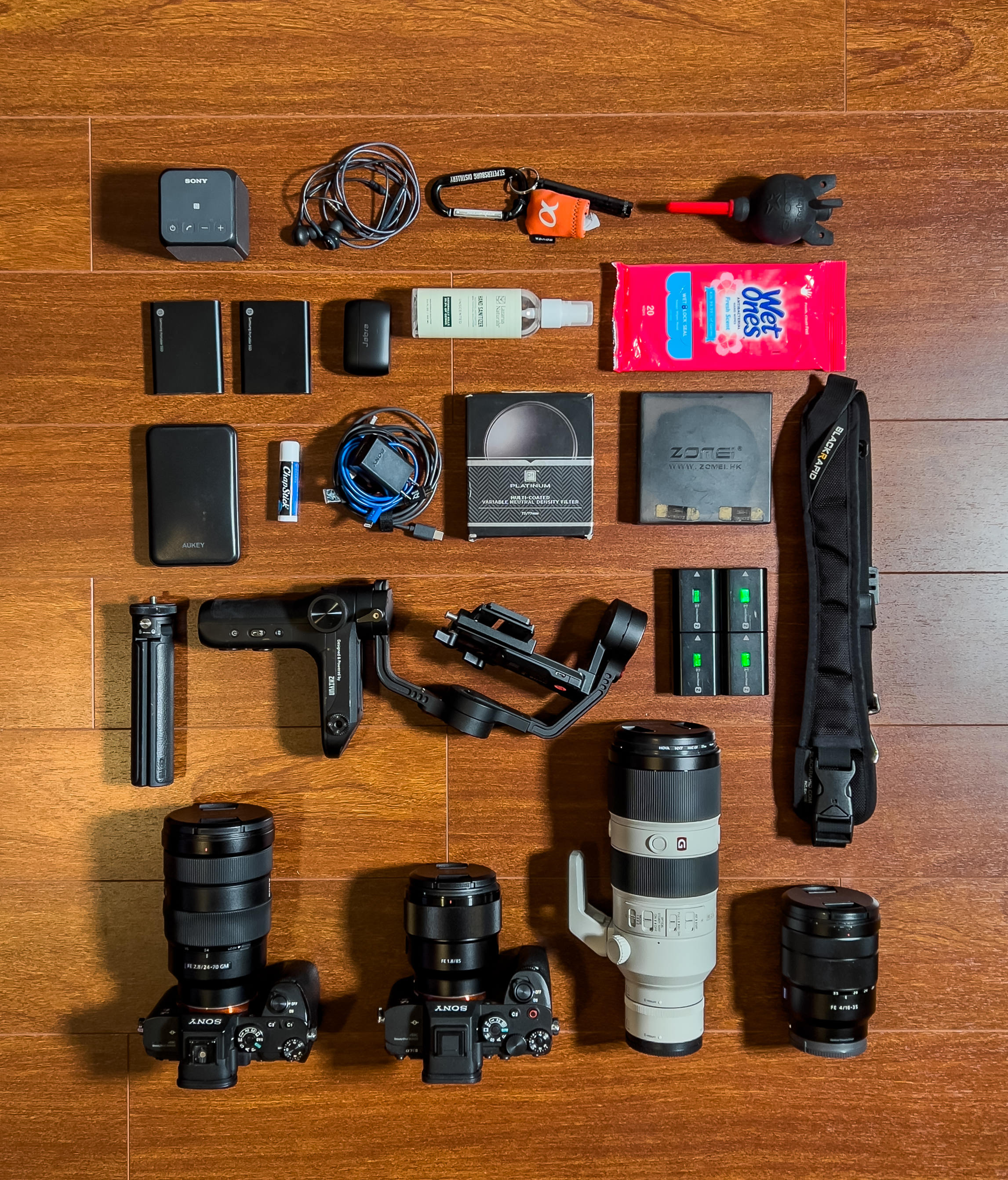 Alex Orchilles' Sony Alpha photography kit Alex Orchilles' Sony Alpha photography kit