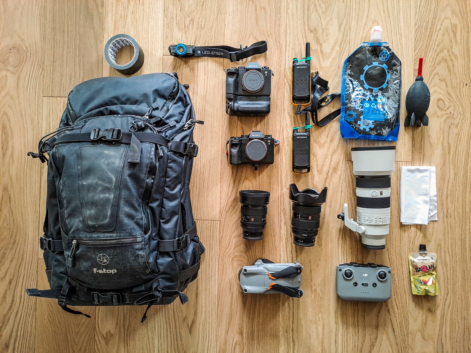 Ben Becker's kit for outdoor activities and sports photography