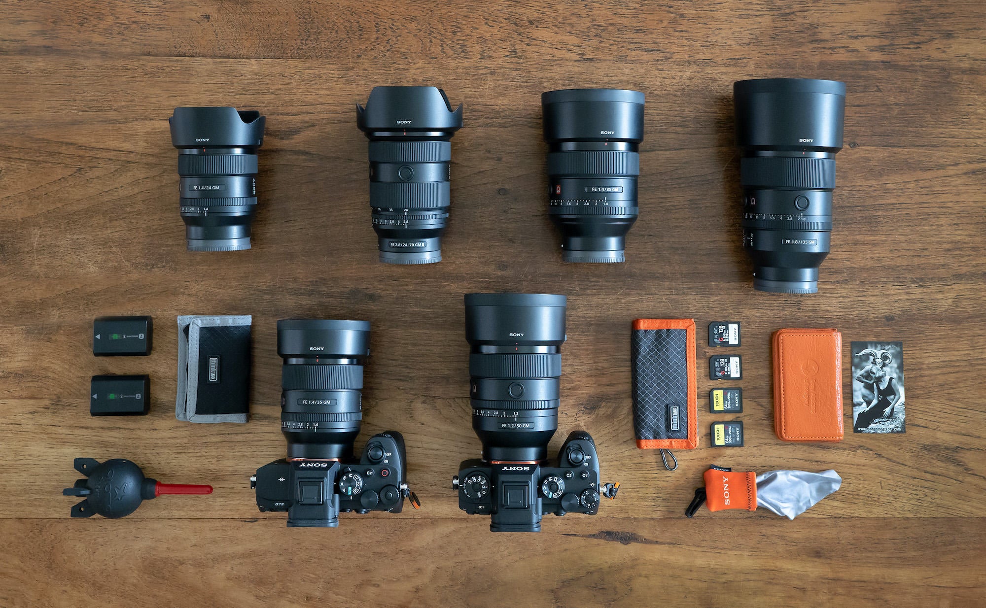 Nino Rakichevich's gear for fashion photography